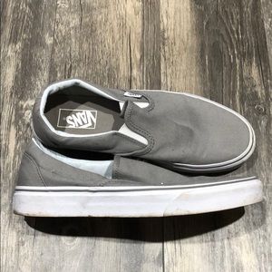 GREY SLIP ON VANS